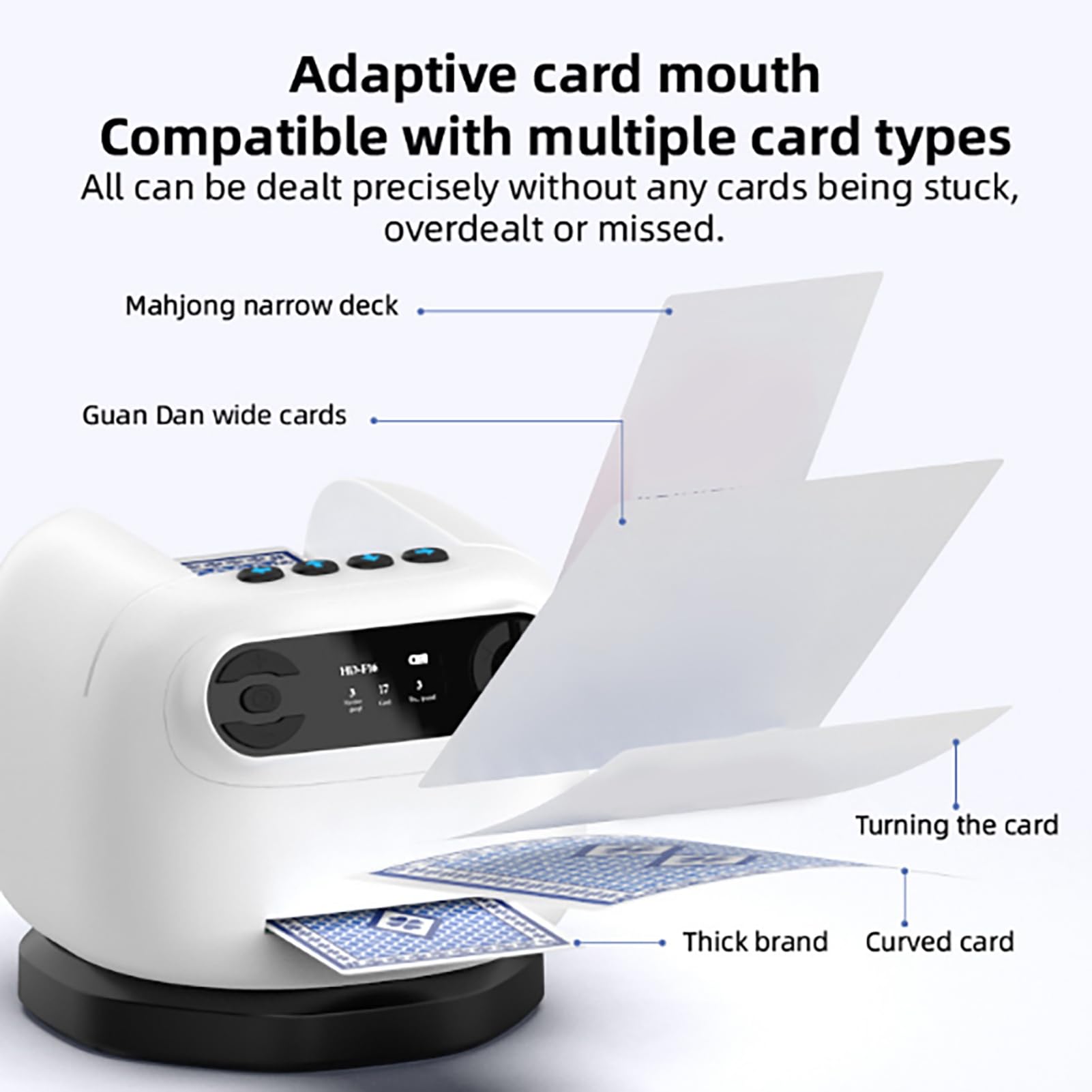 Distributeur automatique de mélangeurs de cartes pour les fêtes de famille