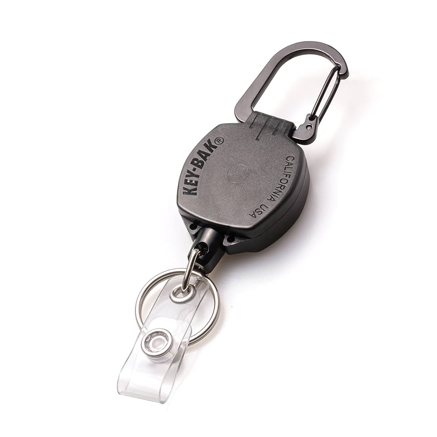 ANTIDOTE 「 Classic D Key Bak 」 KEY-BAK SUPER48 HD 8oz. Locking Retractable Key Holder, 48