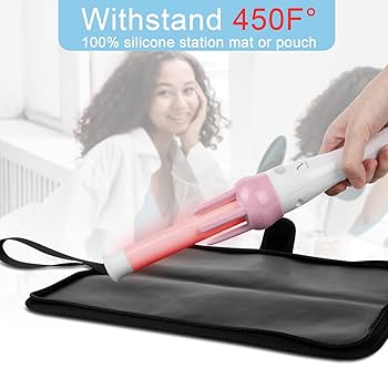 メイク道具・化粧小物 THE TOE Heat-Resistant Hair Iron Case Amazon.com : Heat Resistant Flat Iron Case, Portable Hair