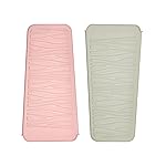 EIOKIT Silicone Heat Resistant Travel Mat Pouch for Hair Straightener, Crimping Iron, Curling Iron, Hair Curling Wand, Flat Iron, Hair Waving Iron (2 Pack, Multicolored)