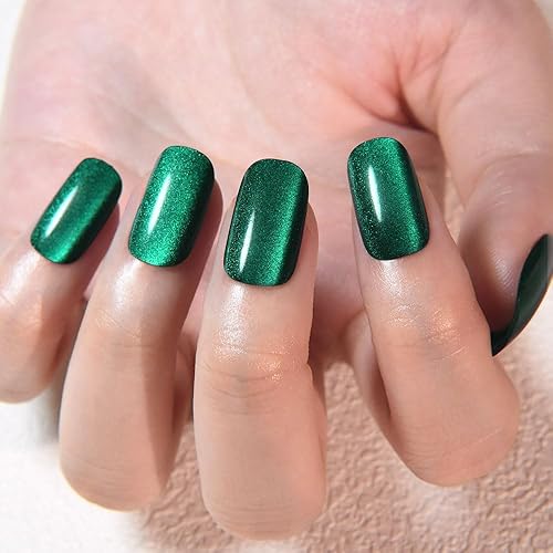 Vista 143 de evpct-Kit de 2 piezas de polvo metálico dorado y plateado con efecto espejo cromado para uñas; pigmento de uñas holográfico iridiscente camaleónico