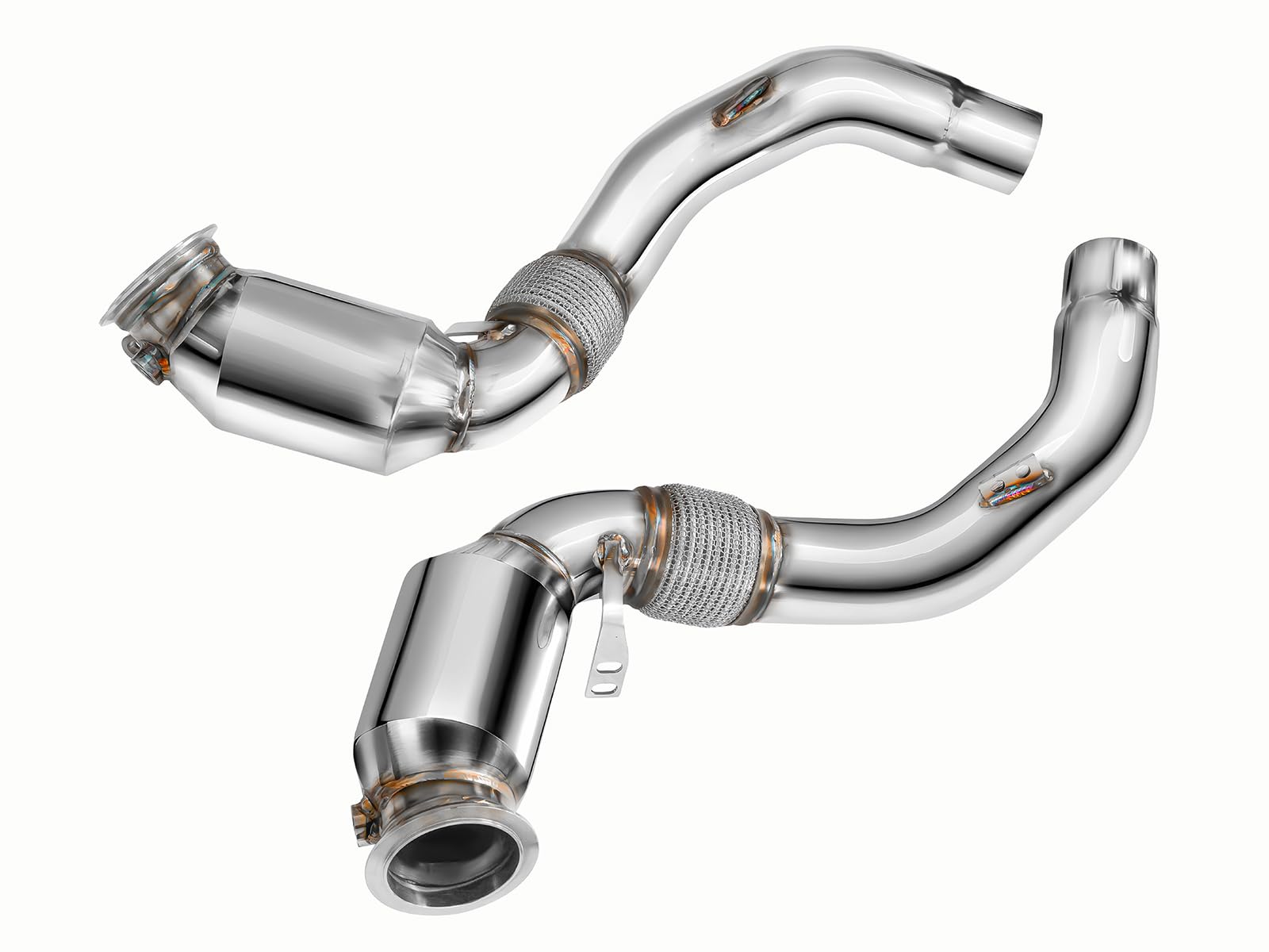 fmic.eu PERFORMANCE Downpipe do BMW F15 F16 X5 50ix X6 4.0 4.4L N63B 2015- sportowy układ wydechowy wydech nierdzewny