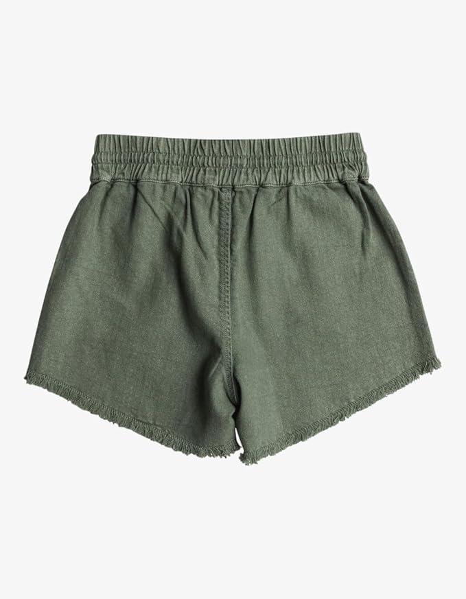 Bermuda Mujer Verano Shorts Roxy Scenic Route Verde Oscuro
