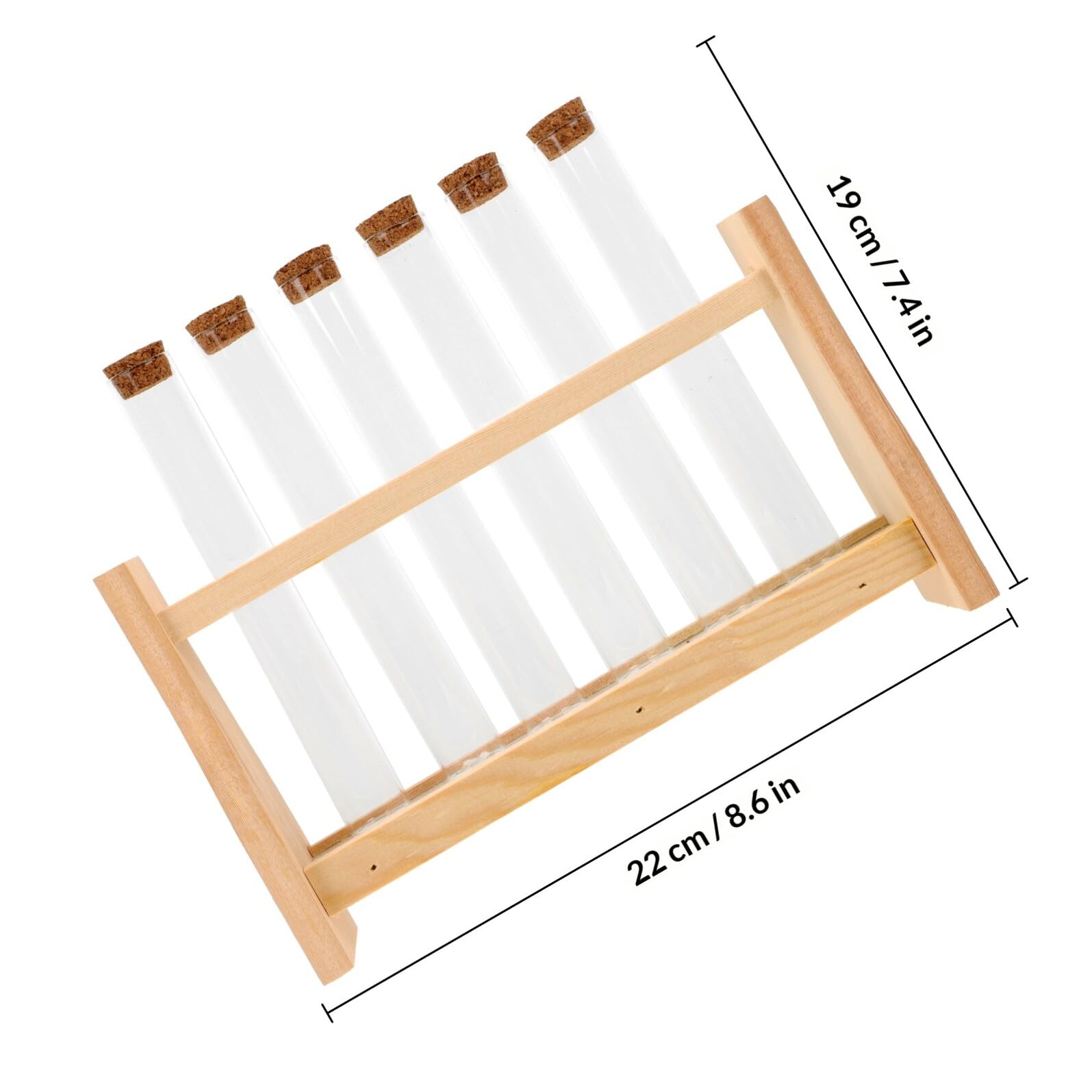 Support Set Essai Bois Tubes de à Laboratoire pour 1