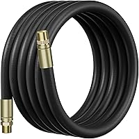 Brearo 3/4" Fuel Transfer Hose 20ft Carbon Steel Male NPT Fittings, 3-Layer Protection for Diesel Gasoline Kerosene Biodiesel No Leaks