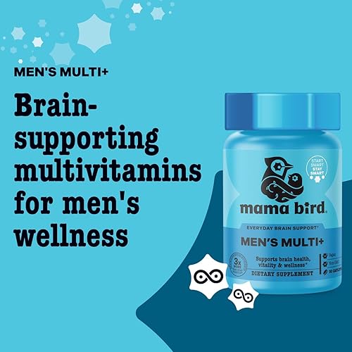 Miniatura 3 de Daily Bird Multi+, metilfolato, metilcobalamina (B12), multivitaminas, probióticos, mezcla orgánica de alimentos enteros naturales, suplemento