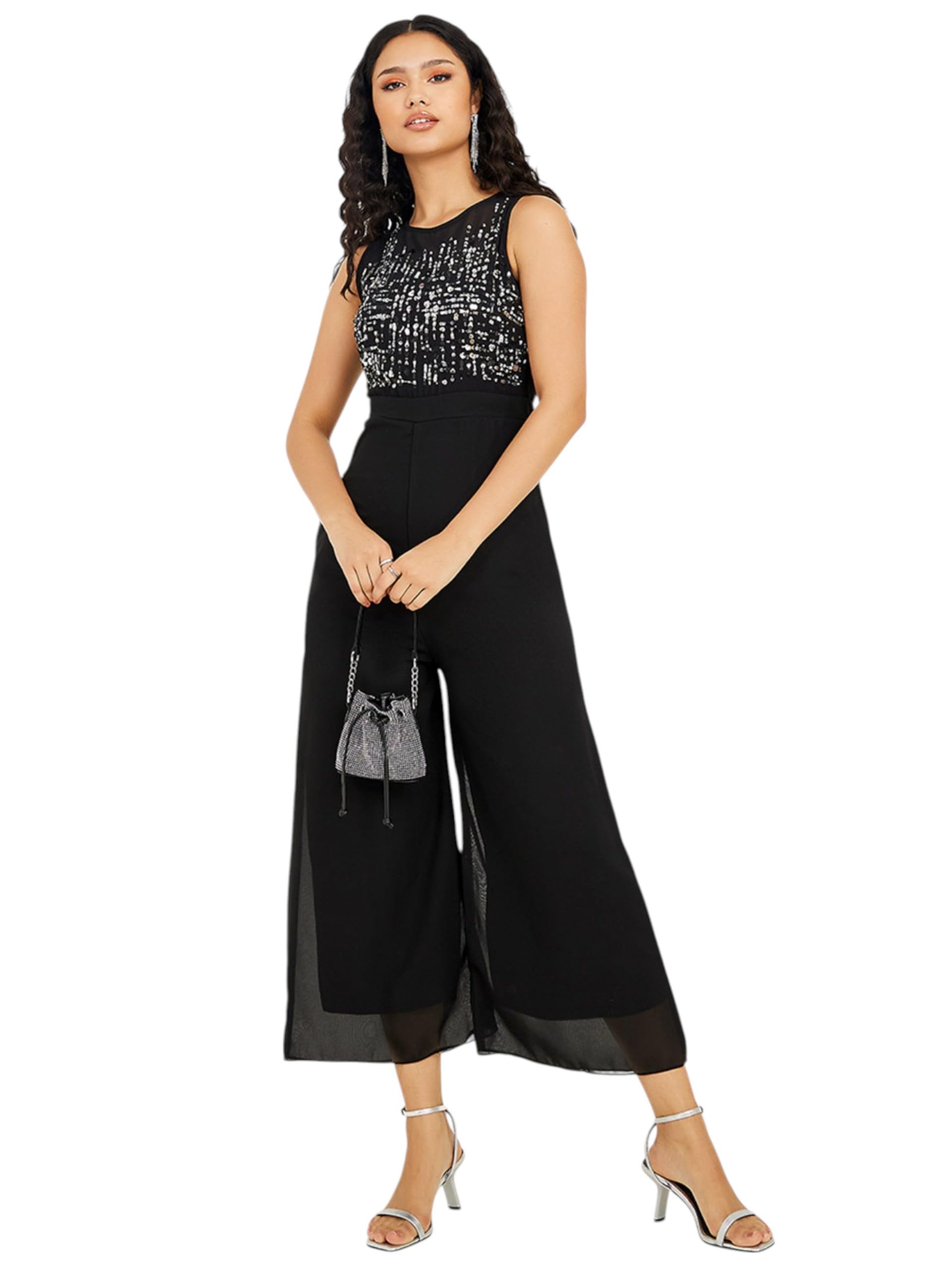 miss chase Women's Neck Sleeveless Regular Length Jumpsuit-picture-24