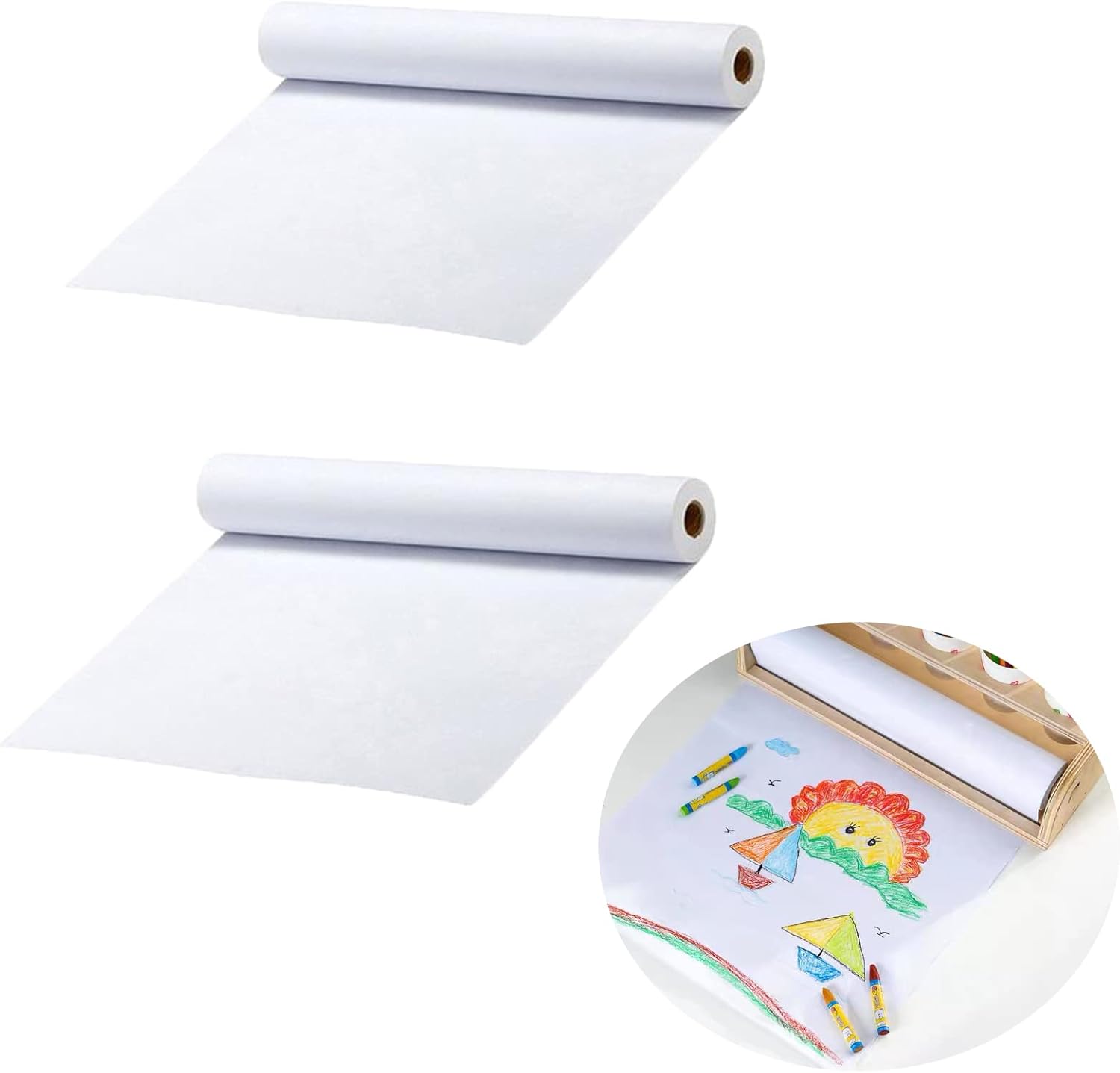 Zeichenpapier Rolle Weiße Papierrolle 30cmx15m Skizzenpapier Rolle