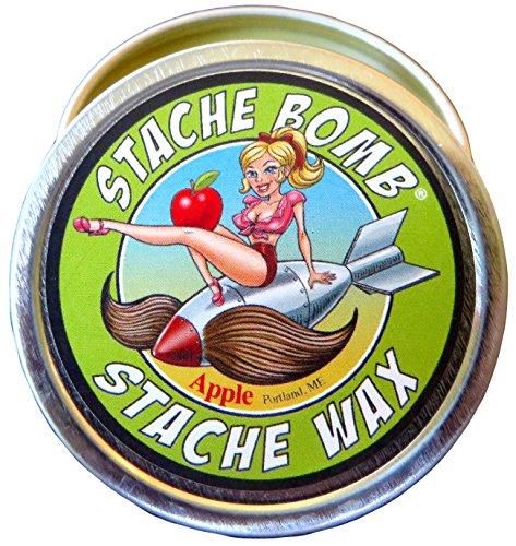 Stache Bomb Apple Stache Wax- Moustache Wax From Maine
