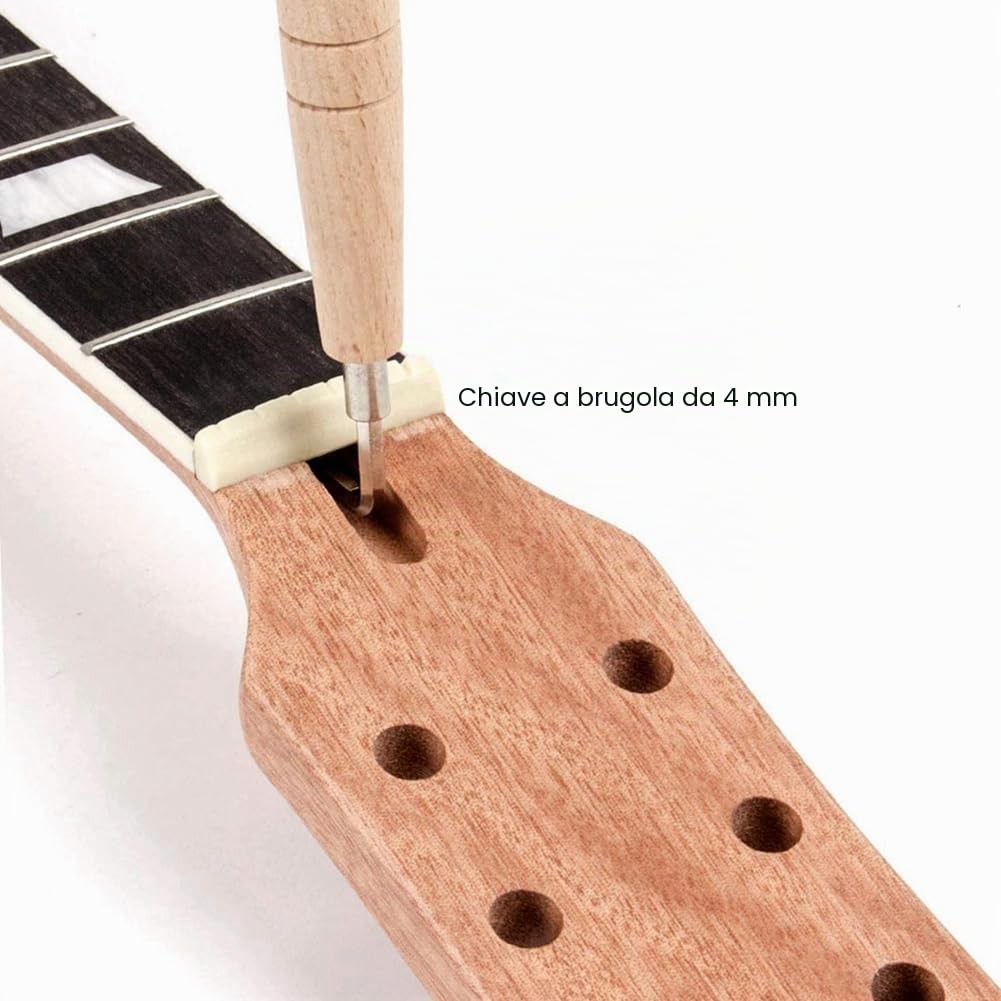 Chitarra elettrica a 22 tasti, manico in mogano da 24,5 pollici, tastiera in palissandro per chitarre Gibson Les Paul LP