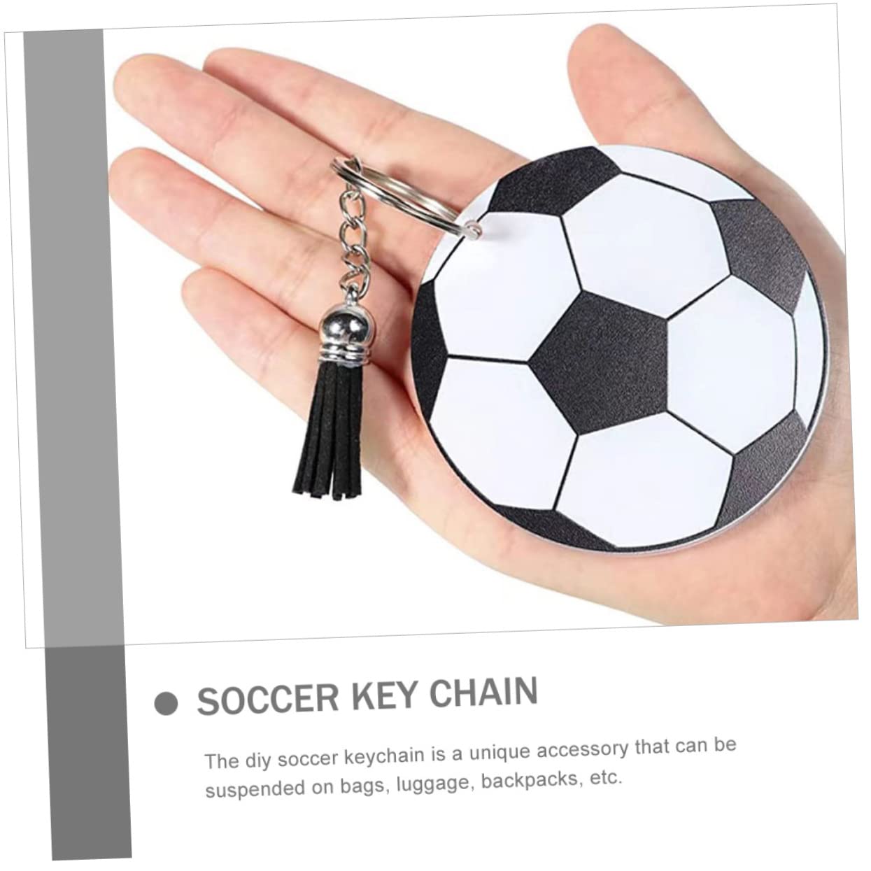 WOONEKY 20juegos Llaveros De Fútbol Adornos De Accesorios De De Fútbol Para Cumpleaños y Decoración De Fiesta