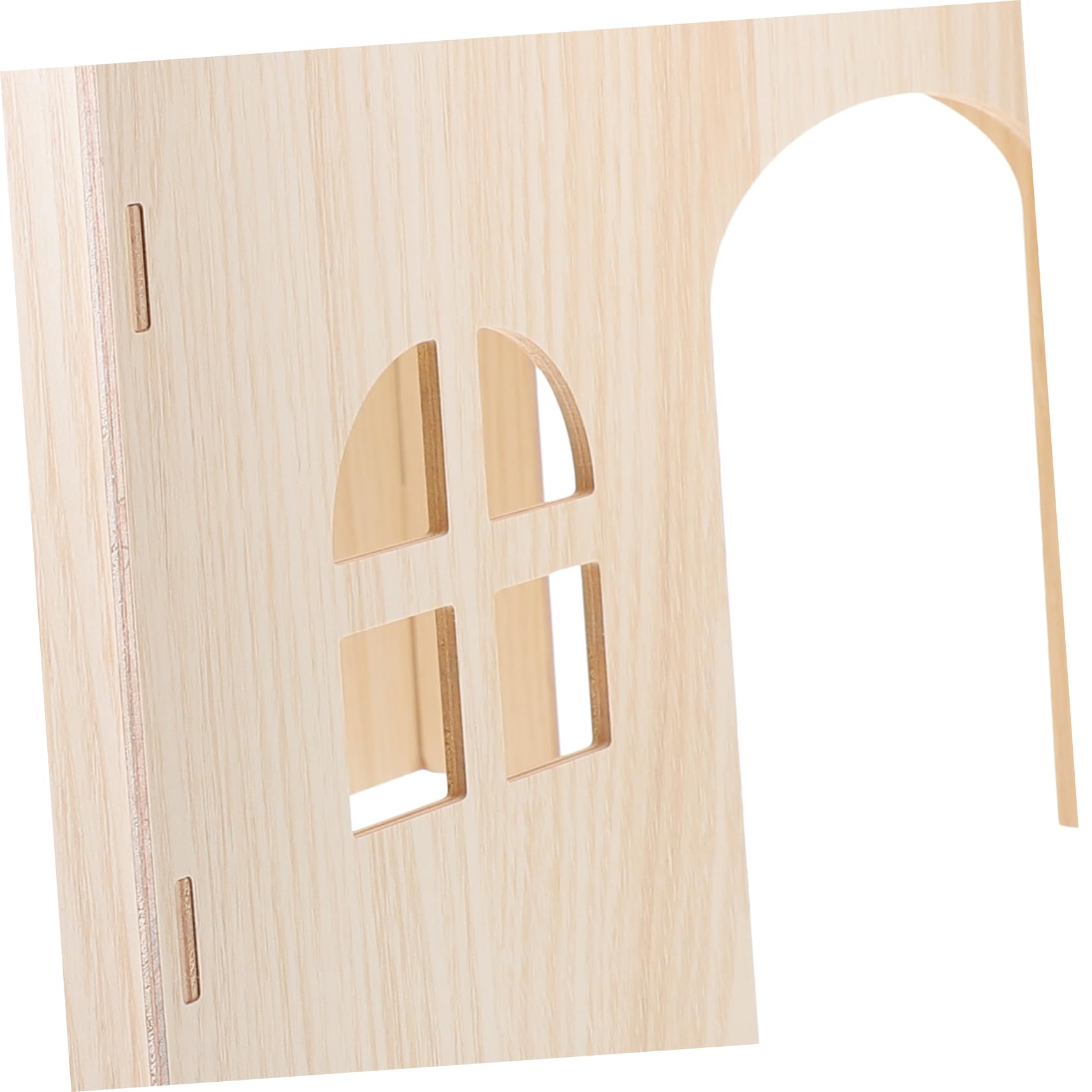 SUPVOX Casetta Rifugio in Legno per Criceti e Conigli, Beige