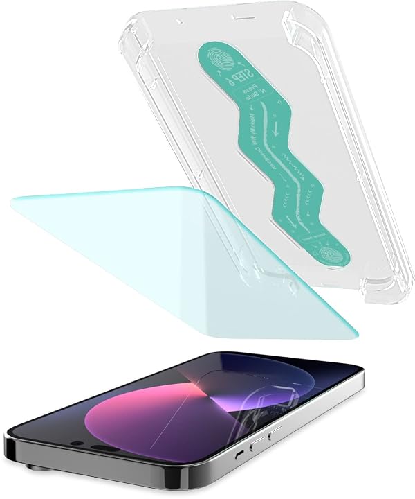 Smartish iPhone 14 Pro Max Screen Protector, Tuff Sheet, Glass 2 Pack by Smartish - Used condition - US$13.57