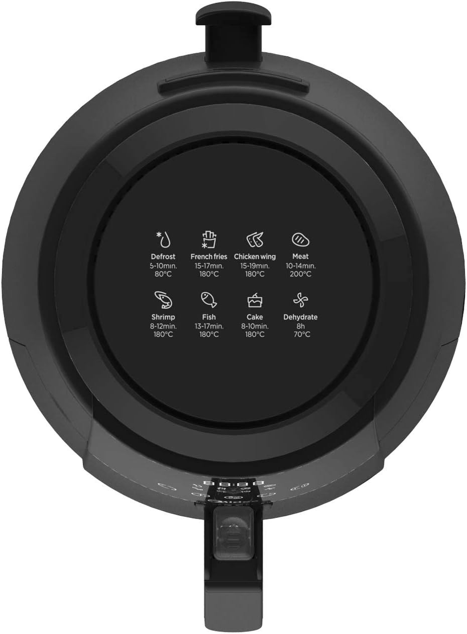 EVVO Friggitrice senza olio Tasty Fryer - 1500 W, tecnologia Dual Cyclone, multifunzione, fino a 200 °, 3,5 litri. EVVO Friggitrice senza olio Tasty Fryer - 1500 W, tecnologia Dual Cyclone, multifunzione, fino a 200 °, 3,5 litri.