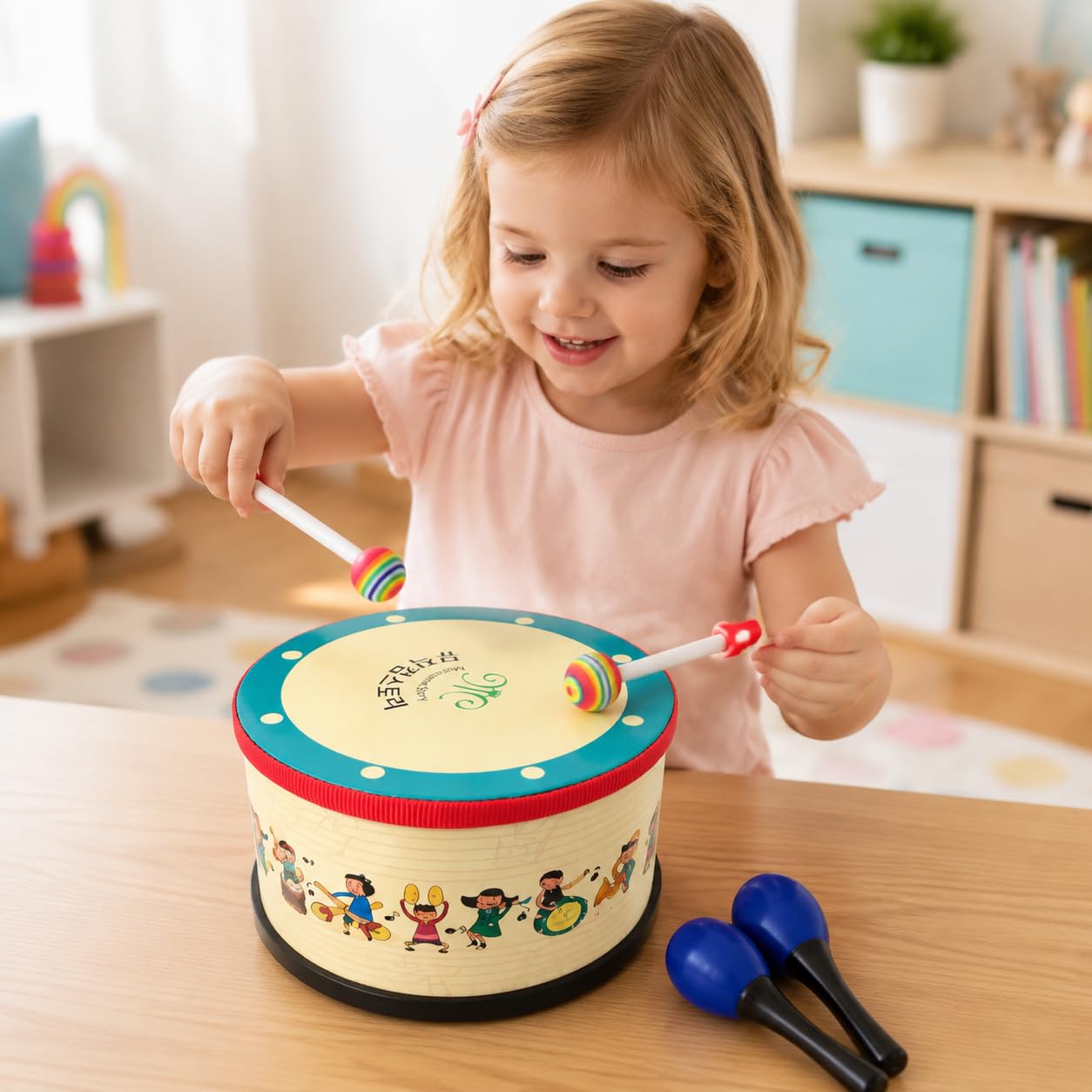 Juguetes Niños 1 Año, Tambor Infantil , Regalo Bebé 1 Año Musical, Juguete Bebé 1 Año con