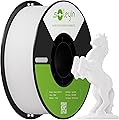 PLA Filament 1.75mm, Spool of 3D Printer Filament 1kg (2.2lb), High Speed Printing, High Resistance, Compatible with Most FDM 3D Printers, White
