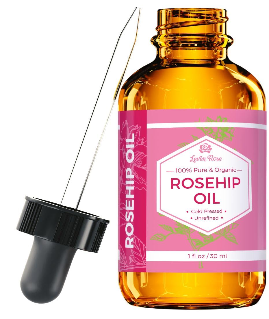 Leven Rose, 100% Pure & Organic Rosehip Oil, 1 fl oz (30 ml)