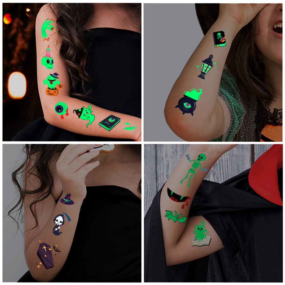 Halloween Glow Tattoos - 360 Pieces for Kids! -5