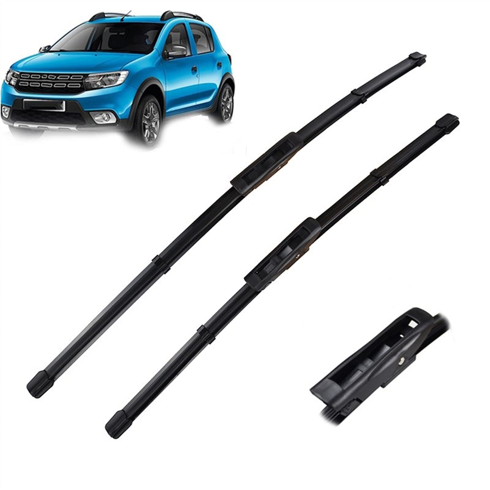 22 "+ 19" Tergicristallo Anteriore Tergicristallo Spazzole Set per Renault per Sandero MK2 2016 2017 2018 2019
