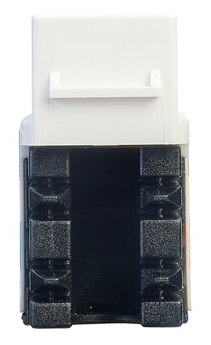 Miniatura 8 de IDEAL Electrical 89-761WH CAT6 Keystone Modular Jacks, blanco, 10 conectores modulares para conductores CAT6 22-24 AWG
