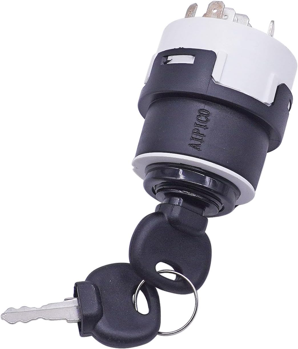 701/80184 50988 New Ignition Switch with 2 Keys for JCB 3CX 4CX New Holland LV60, B110B LB75.B LB115 B100BLR NH Case 85804674