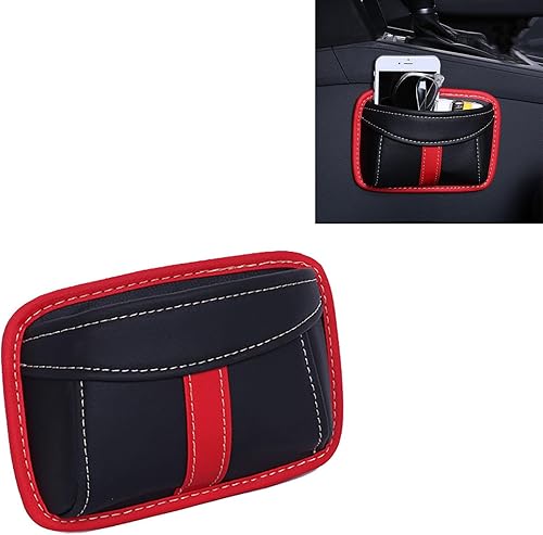 Fogfar 2 organizadores universales multifuncionales para asiento de automóvil, organizador autoadhesivo de respaldo de asiento de 7.08 x 5.11