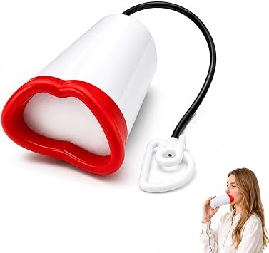 Vocal Dampener for Singers, Voice Dampener Belt Box for Singing Practice, Portable Vocal Trainer Silencer with Earplugs for Warm Ups, High Notes and Auditions White