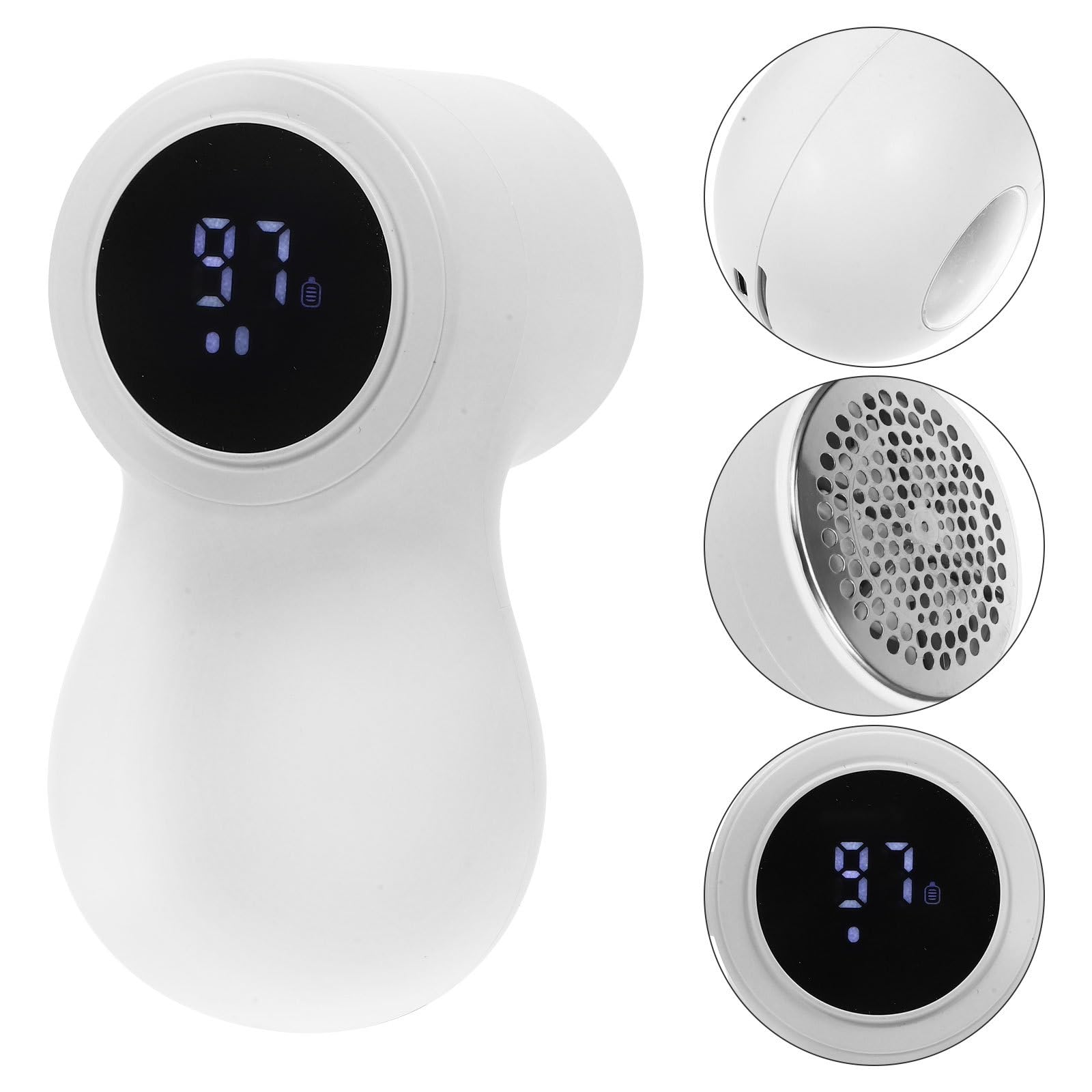 EXCEART Rasoio Elettrico per Tessuti e Levapelucchi Portatile Manico Antiscivolo Ergonomico, Rimuovi Pelucchi per Cappotti, Maglioni e Divani, Strumento Leggero e Riutilizzabile per Casa