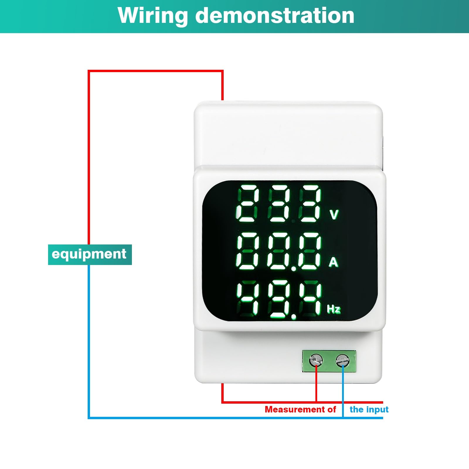 Voltmètre Ampèremètre Numérique AC 80-300V 0-100A - Afficheur Volt Amperage Multimetre 2 En 1 Avec Transformateur De Courant 56vingt 72806222
