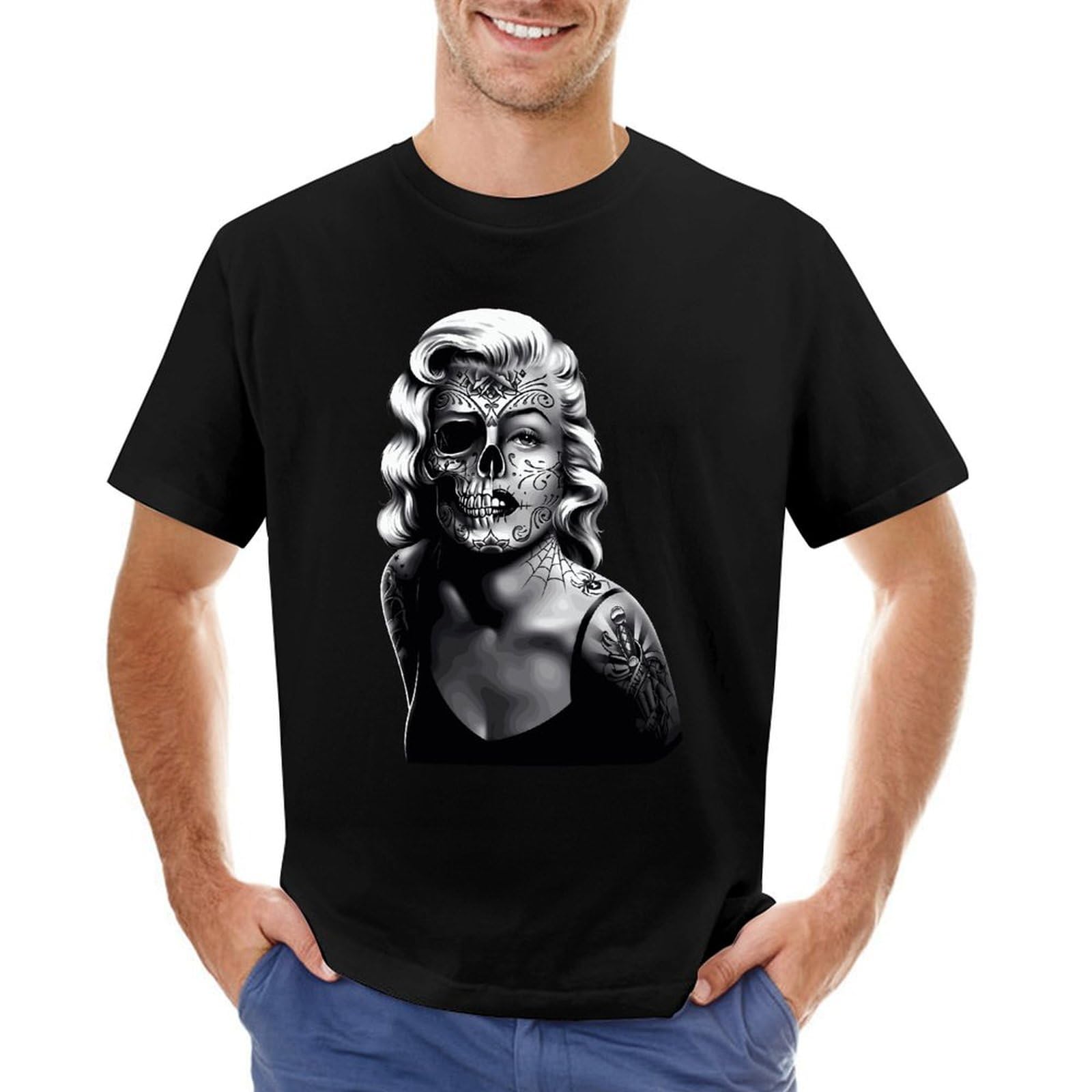 Amazon.co.jp: 半袖Tシャツ マリリンモンロー メンズ ティーシャツ 
