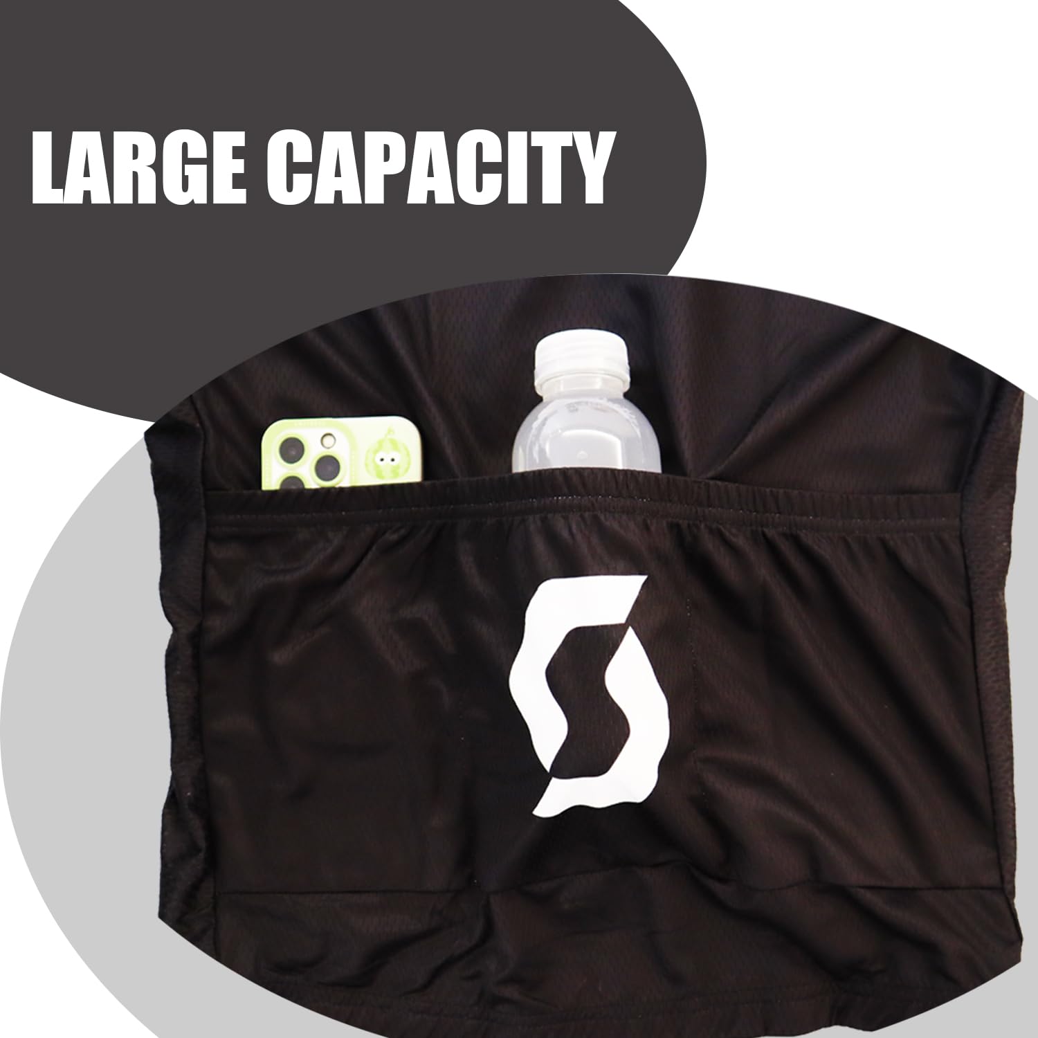 Petorenk Set Abbigliamento Ciclismo Uomo Estivo - Elegante e Funzionale Body da Ciclismo Con Pantaloncini Imbottiti in Gel 19D Traspirante e Ad Asciugatura Rapida