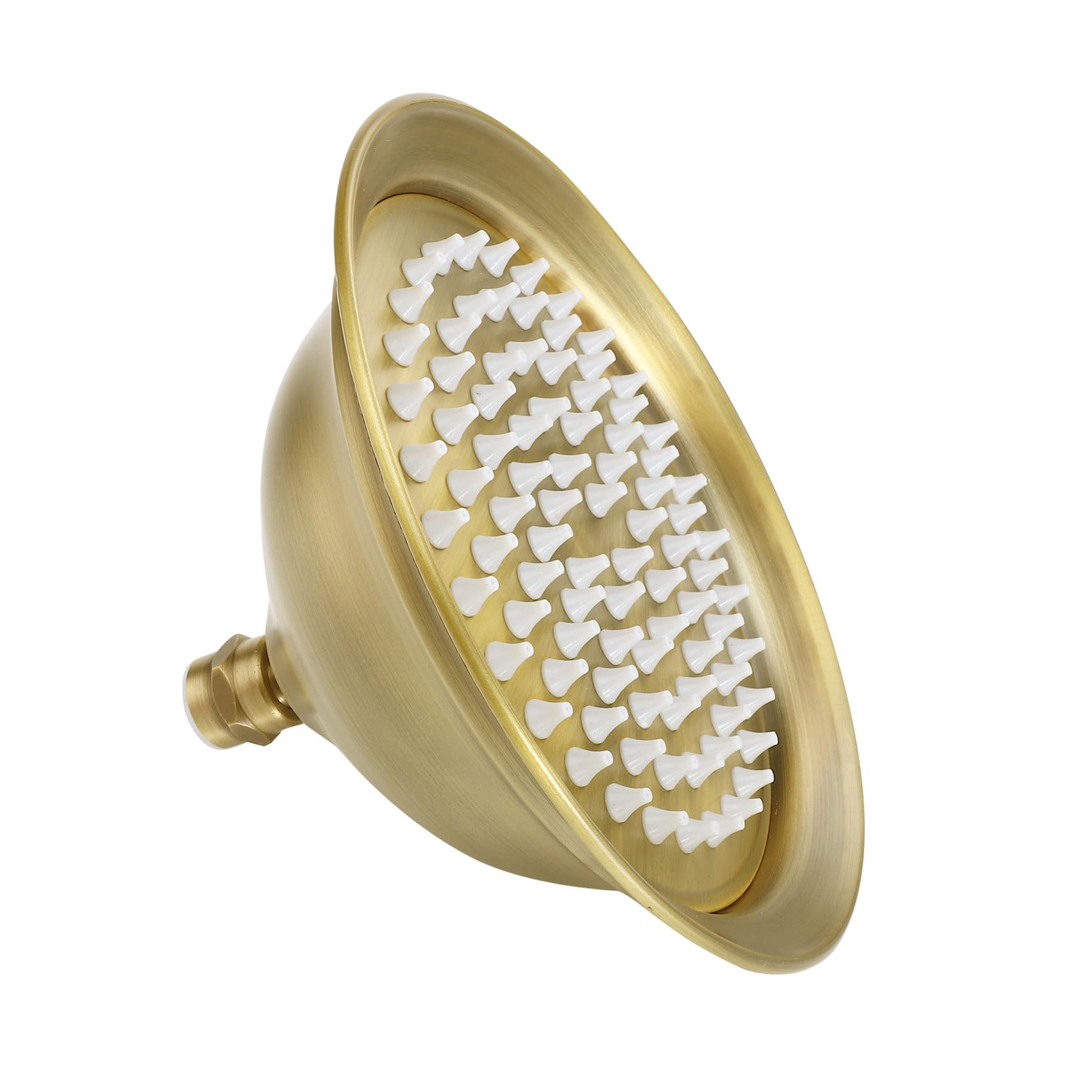 Pommeau plafond salle de bain effet pluie vintage acier inoxydable