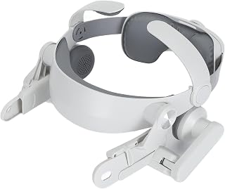 VRヘッドストラップの交換、軽量で耐久性のある、圧力を軽減し、柔らかい耳のクッションとヘッドバンドで、VRゲーム体験を強化する
