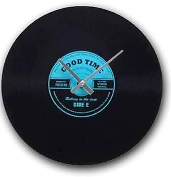 レコード型　掛け時計　アナログ Amazon.co.jp: 丸和貿易 壁掛け時計 おしゃれ アナログ 80'S