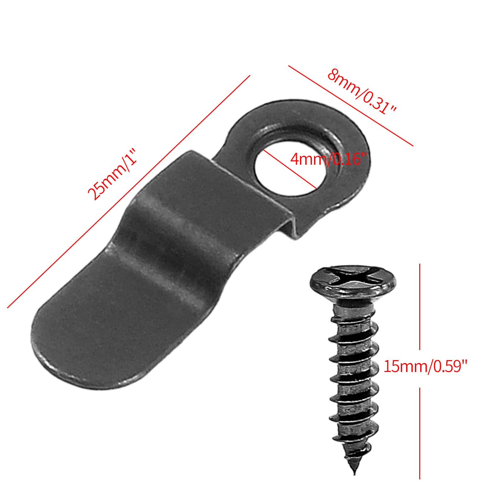 Frame Mounting Screws Uxcell Bow Shape Frame Turn Buttons - 50 Pcs ...