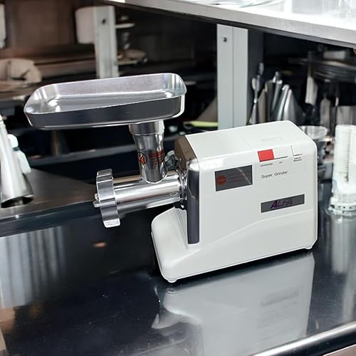 Miniatura 4 de ALFA Molinillo de carne MC5 de grado comercial | Picadora de carne motorizada de 0.5 caballos de fuerza para cocinas domésticas o comerciales