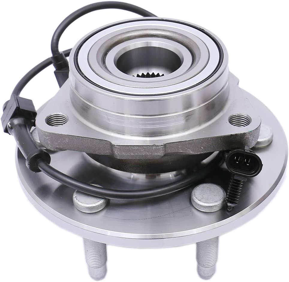 FKG 515036 (4WD ONLY) Front Wheel Bearing Hub Assembly for 99-06 Chevy Silverado 1500 GMC Yukon Sierra 1500, 03-13 GMC Savana 1500 Chevy Express 1500, 02-06 Cadillac Escalade (EXT), 6 Lugs W/ABS