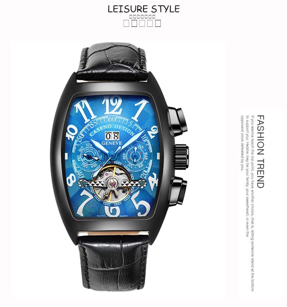 Ourui Armbanduhren,Tonneau-Förmige Mechanische Tourbillon-Herrenuhr