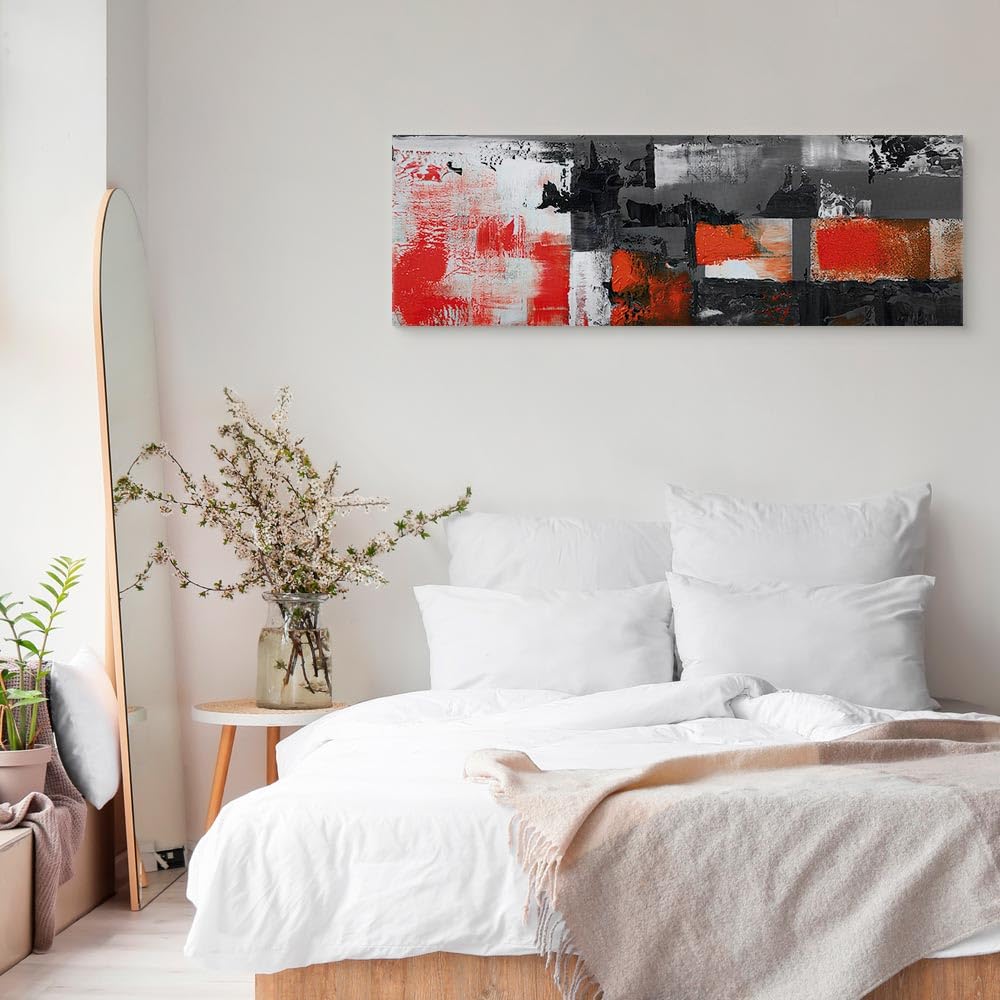 murando - Quadro Acustico Astratto 1 pezzo schiuma acustica Quadri Moderni Camera da Letto Matrimoniale - Stampa su Tela - Pannelli Fonoassorbenti Decorativi - Fonoassorbente Acustiche