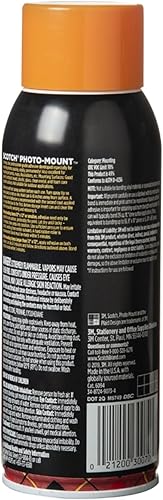 Miniatura 4 de Scotch Photo Mount Adhesive, 10.3oz, Safe for Color Photos, Illustrations and Pictures (6094)