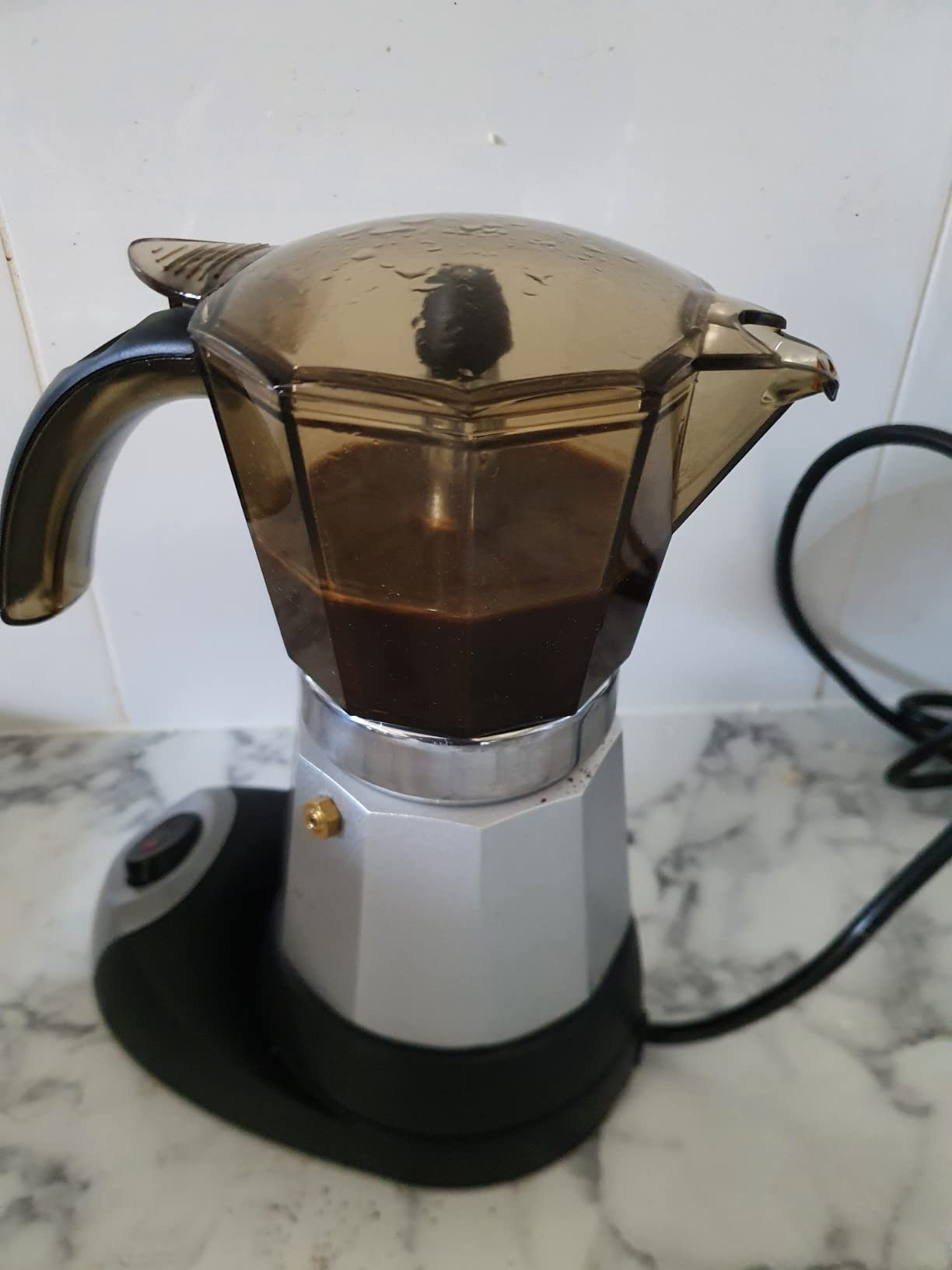 De'Longhi Alicia Electric Moka Pot Coffee Maker EMK6, Electric Espresso