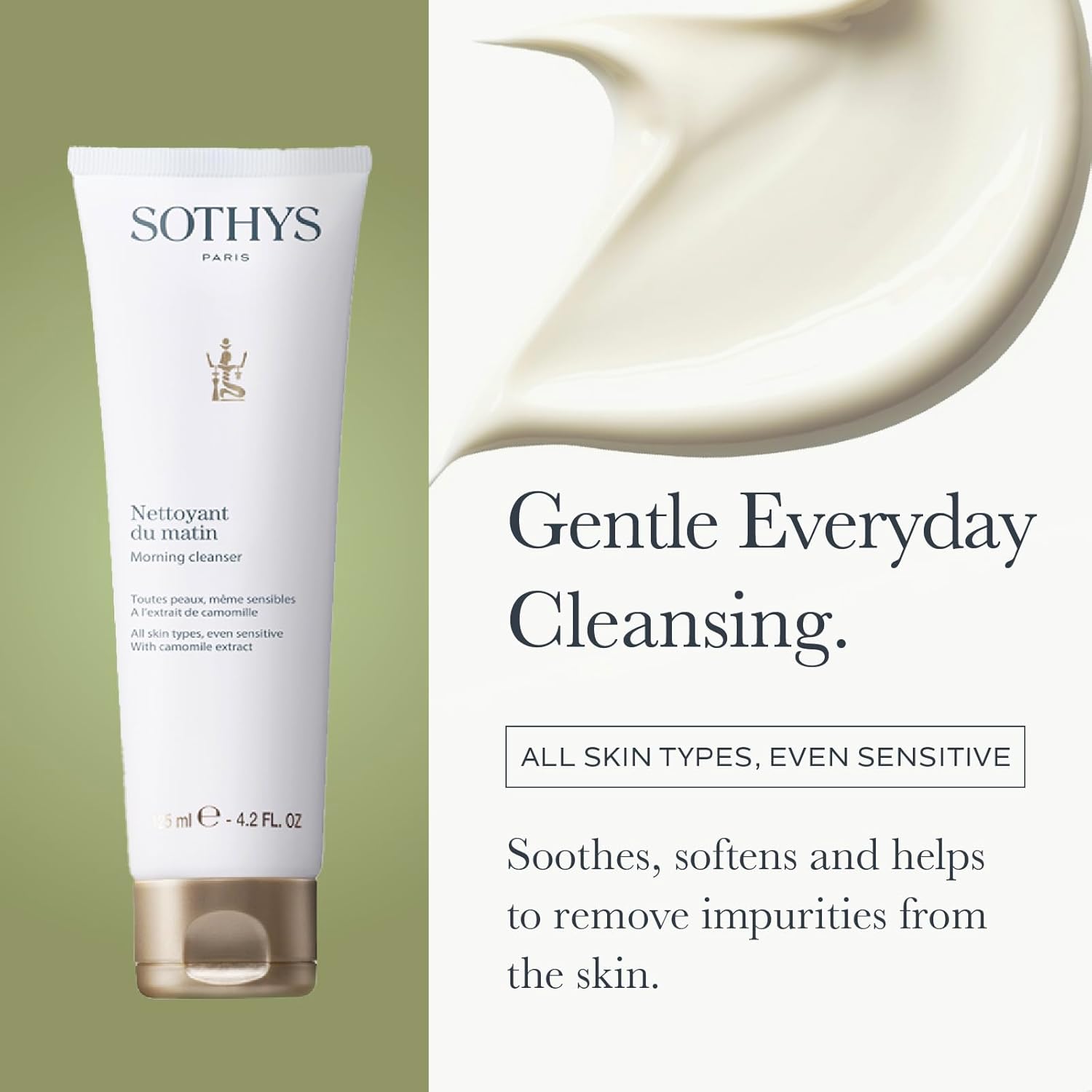 SOTHYS Morning Cleanser | Hydrating Face Cleanser Cream for Daily Skincare | Gentle Makeup Remover For All Skin Types - Image 2