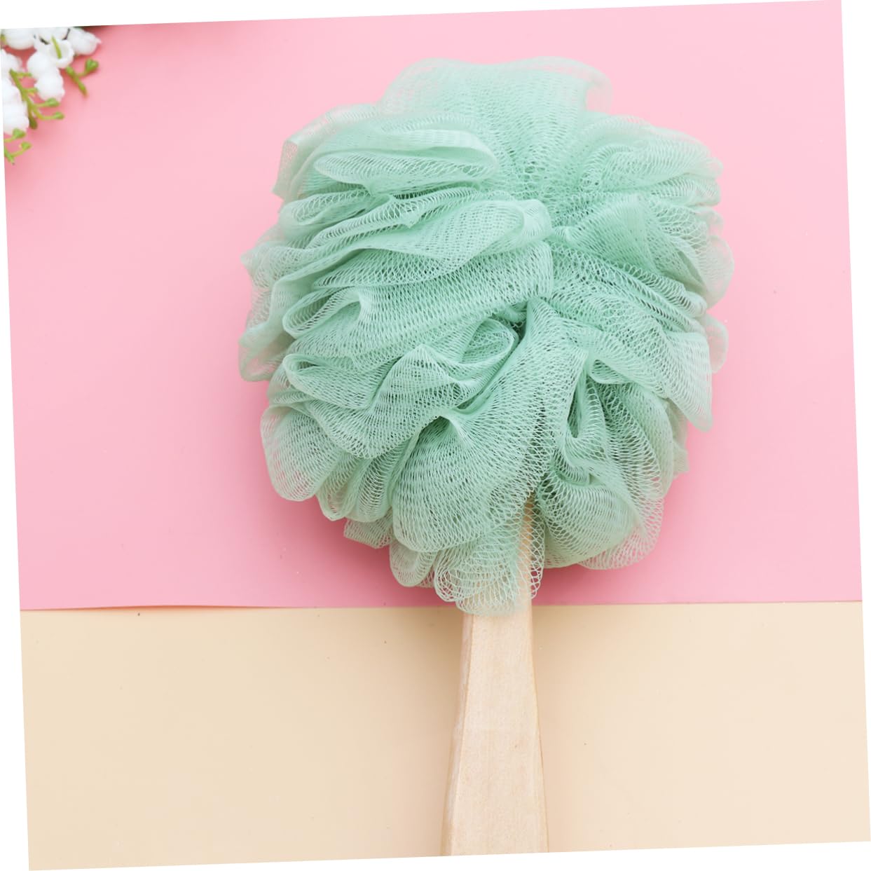 Housoutil 2sets Handtuch Luffa Griff Bad für Zurück Wäscher-freundliche Massage 3 Stücke * 2