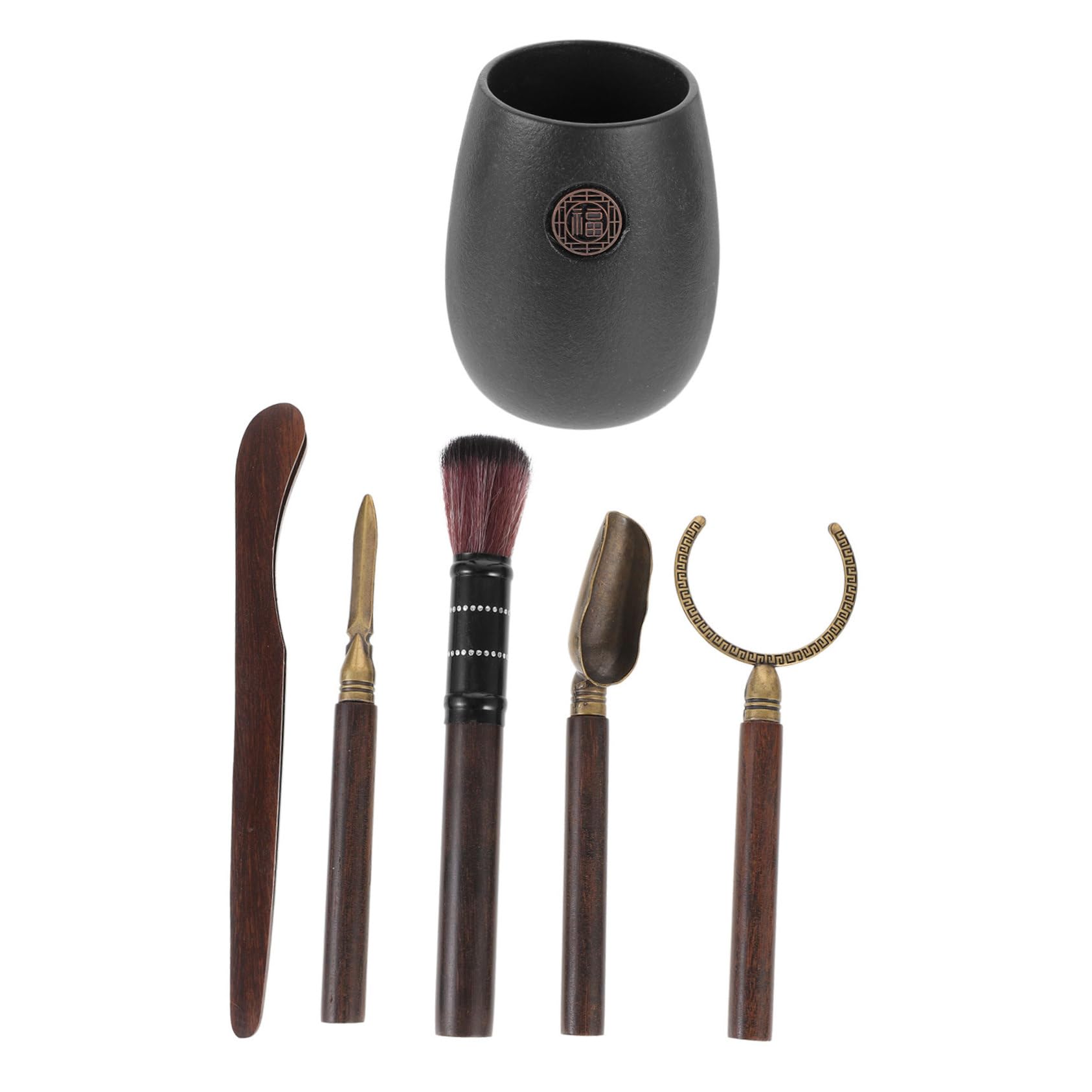 Amazon | MUCKLILY 1 セット 茶道の六紳士 茶道キット プー茶ツール