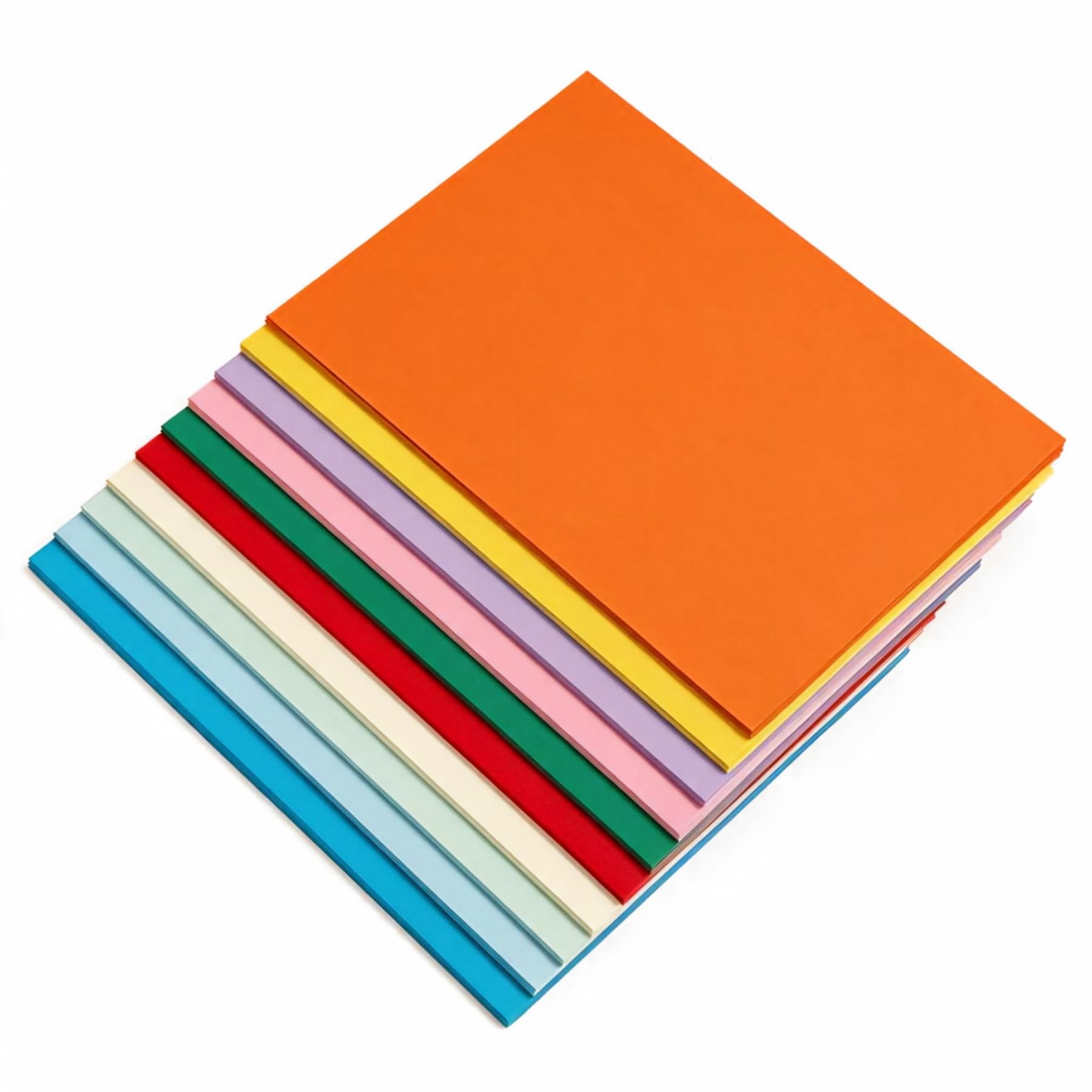50 Sheets Coloured Card A4 230gsm Thick Rainbow(10 Colors, 50 Sheets)