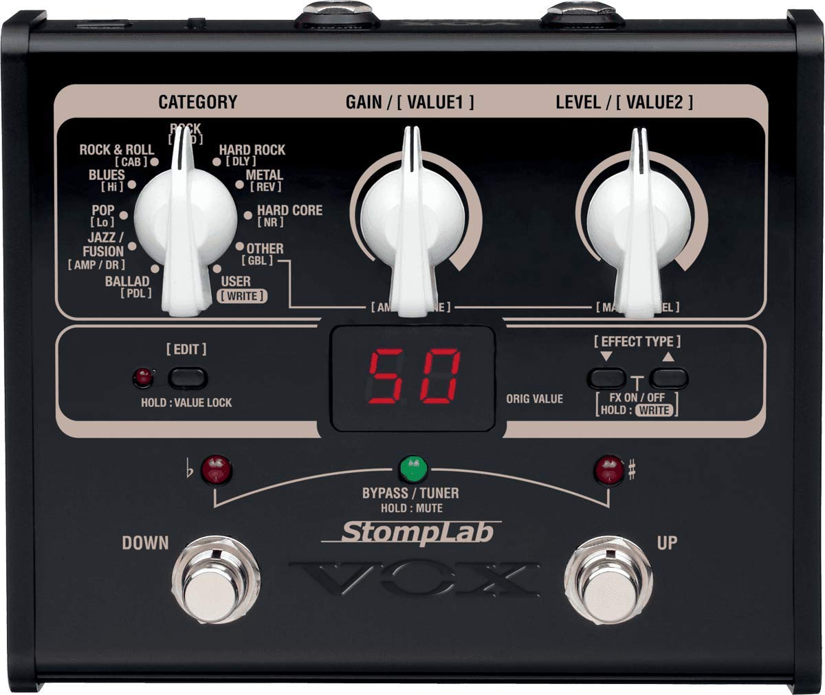 VOX SL1G Stomp Lab1G Multi-Effects Guitar Pedal