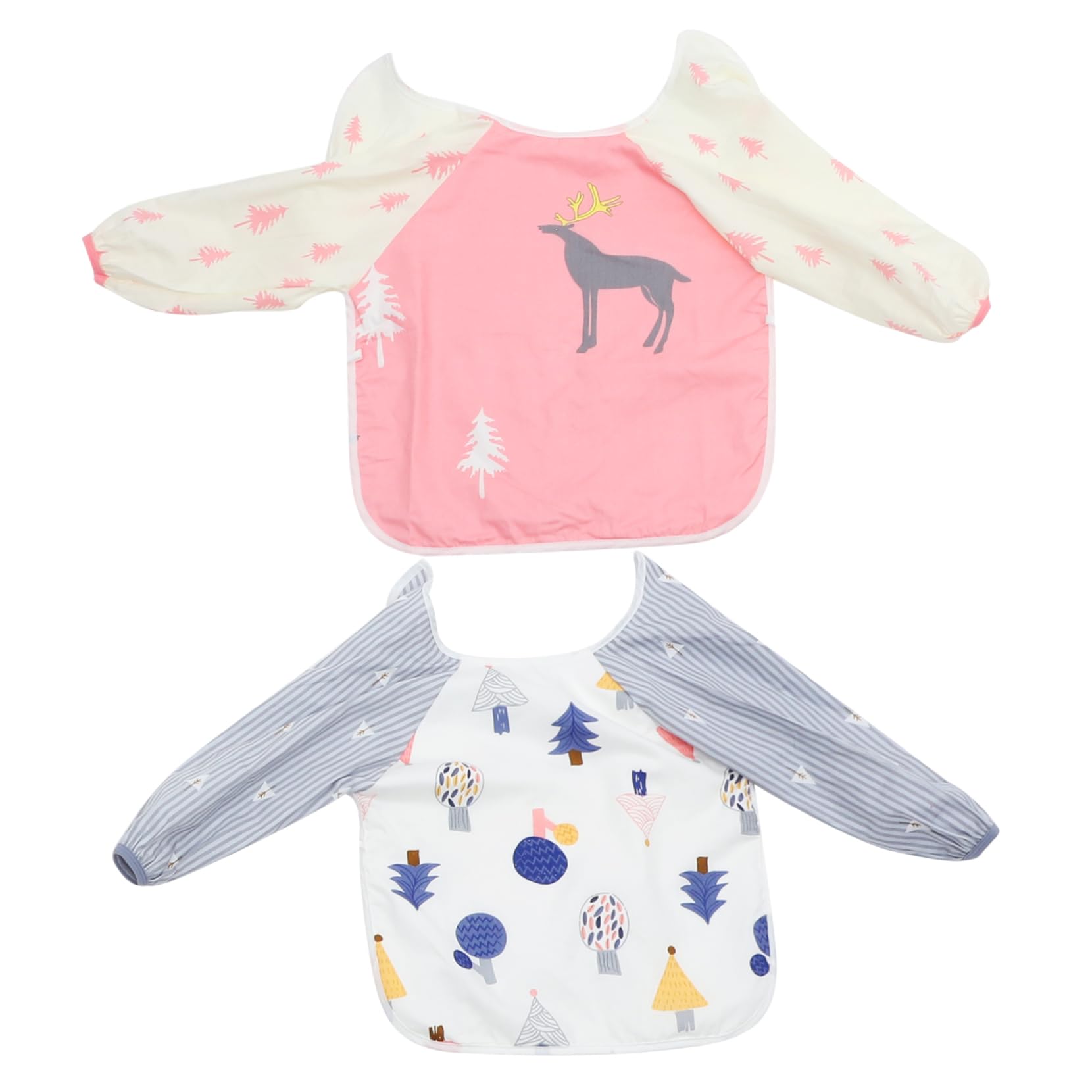Abaodam 6 Pezzi Grembiule Per Neonati Bavaglini Impermeabili Bavaglini Impermeabili Bavaglini Per Bambini Grembiule Per Bambini Bavaglino Per L'Alimentazione Del Bambino Bavaglino Da