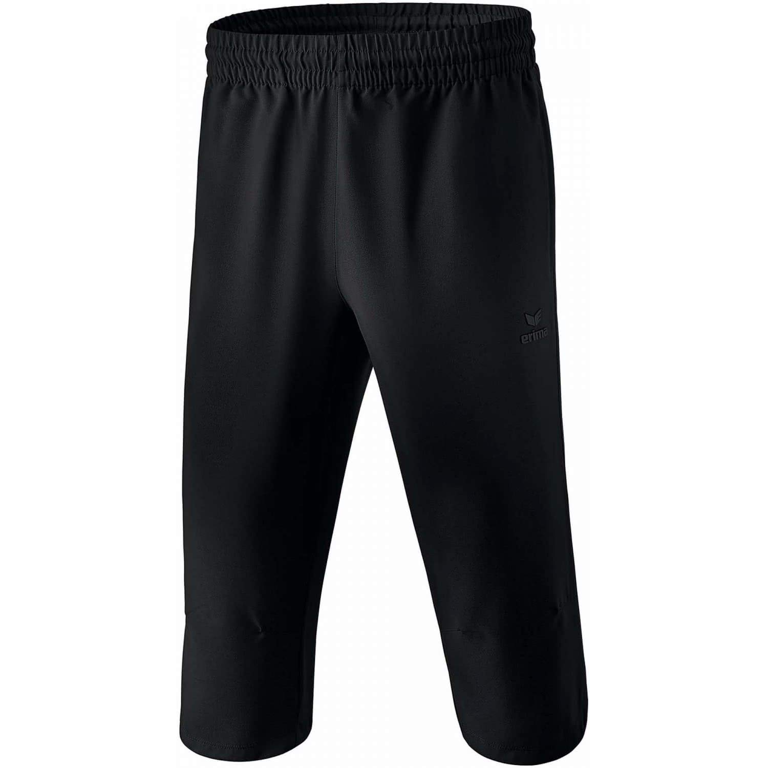 Erima Men's Basic Cropped Pants - Black, Small