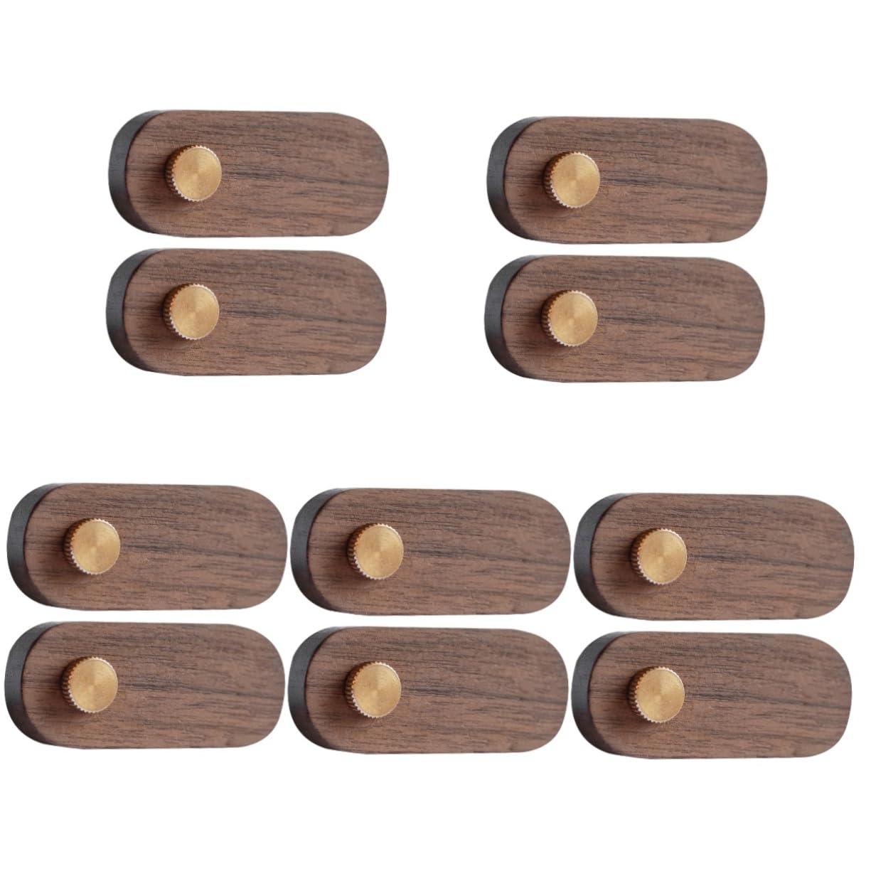 jojofuny 5 Sätze Preisschild Aus Holz Anzeige Steht Etikettenhalter Verkauf Für Stand Tisch-preisschildhalter Schildhalter Aus Holz Halter Für Preisschilder Kupfer Kaffee 2 Stücke * 5