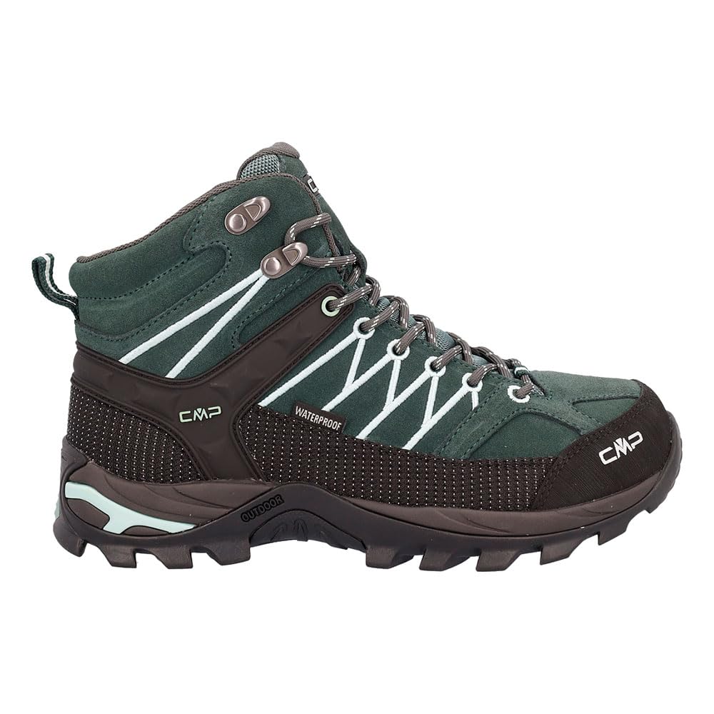CMP Damskie buty trekkingowe Rigel Mid Wmn WpTrekking Shoes, Trek zielony jadeit, 40 EU